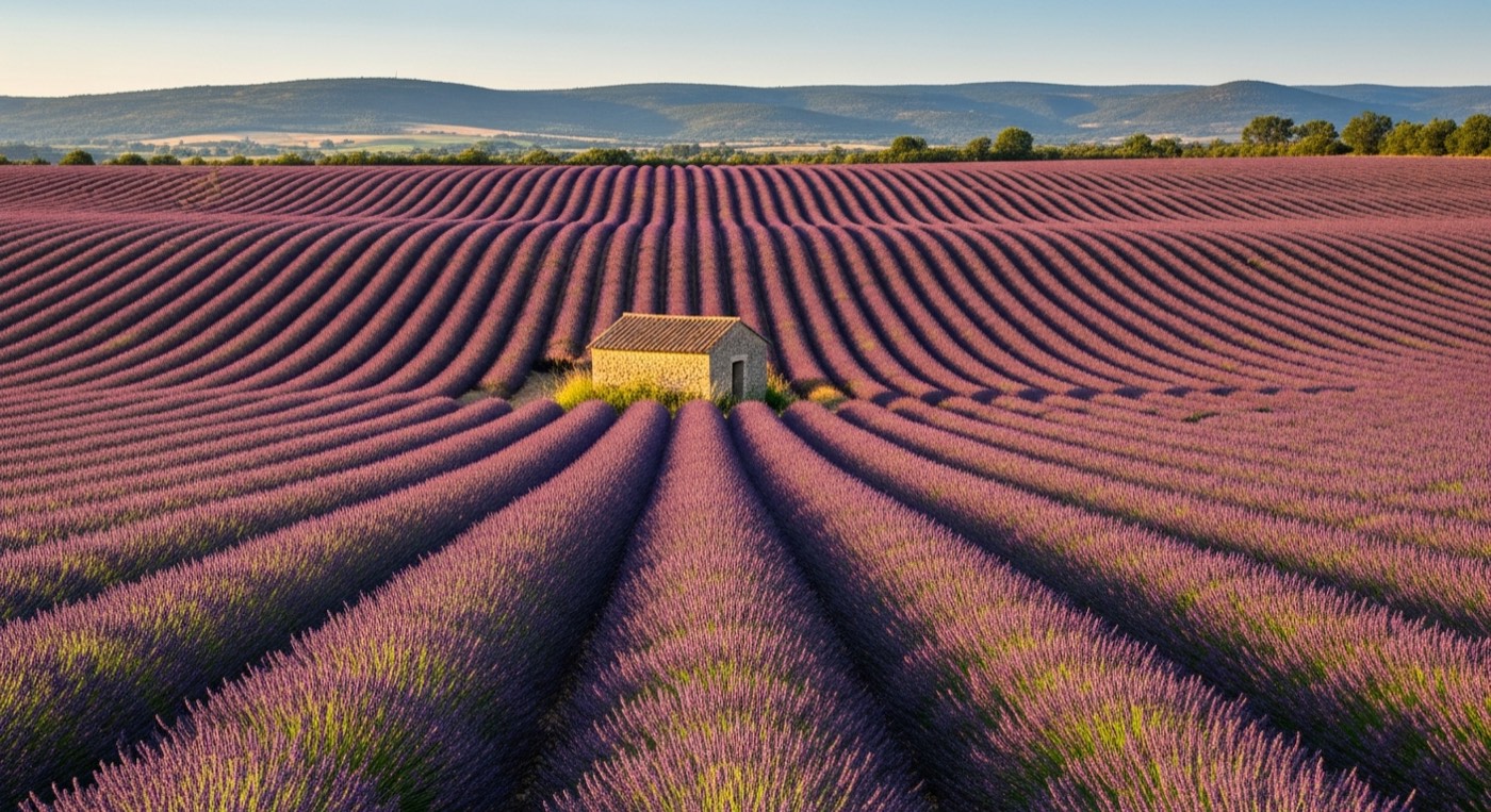 Champs de lavande sur le plateau de Valensole
